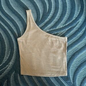 asymmetrical cropped top